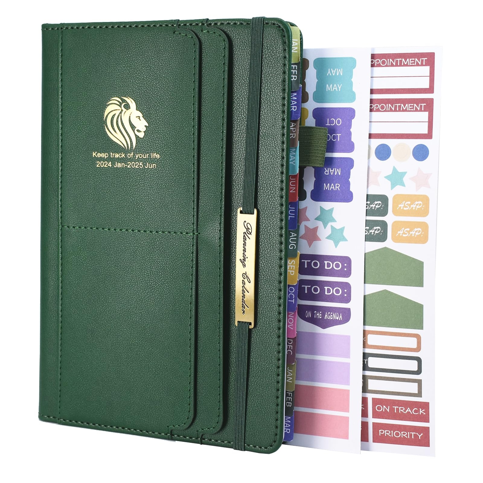 2024 2025 Diary 18 Month Calendar From January 2024 To Mid June 2024 A5 Week To View Week U0026 Monthly Planner With Monthly Tabs Pen Holder Card Holder Green Amazon de Stationery U0026 Office Supplies