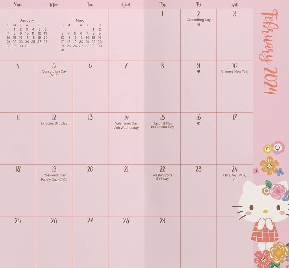 2024 2025 Hello Kitty Pocket Planner Trends International 