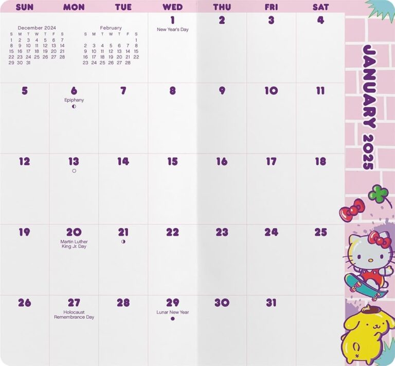 2025 2026 Hello Kitty Pocket Planner