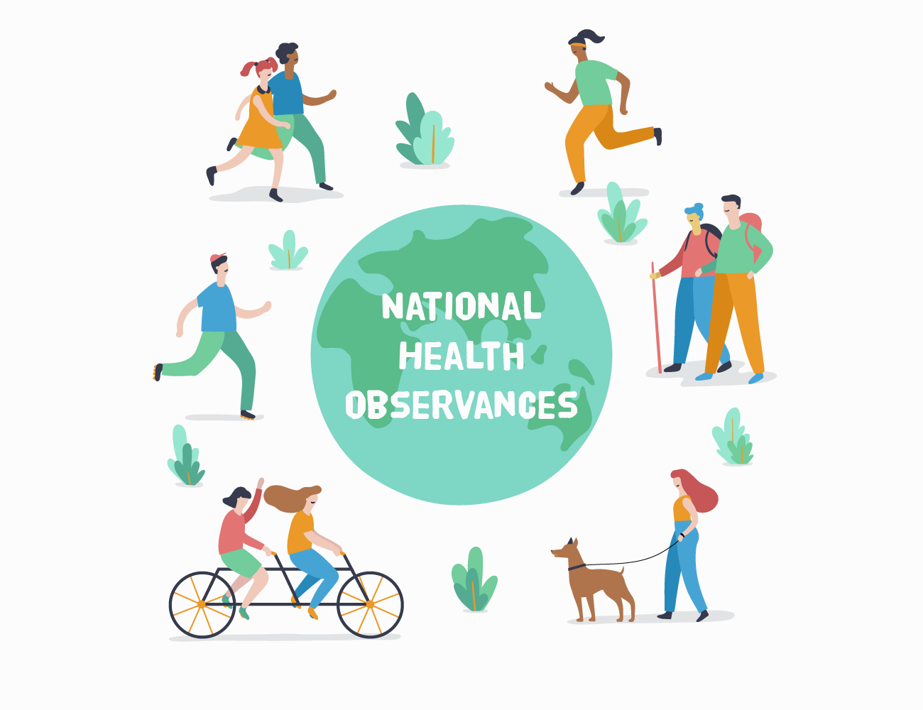 2025 National Health Observances Calendar Wellable