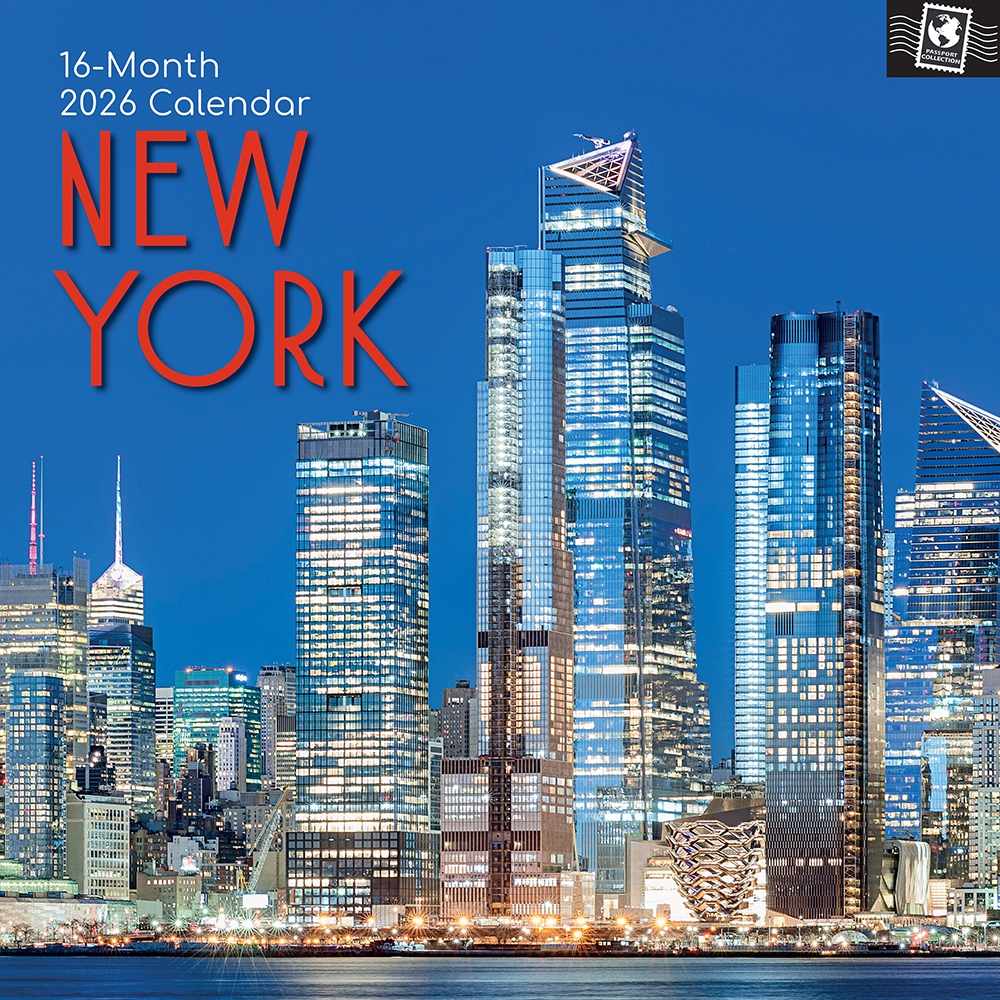 2026 Square Wall Calendar New York Wholesale Stationery