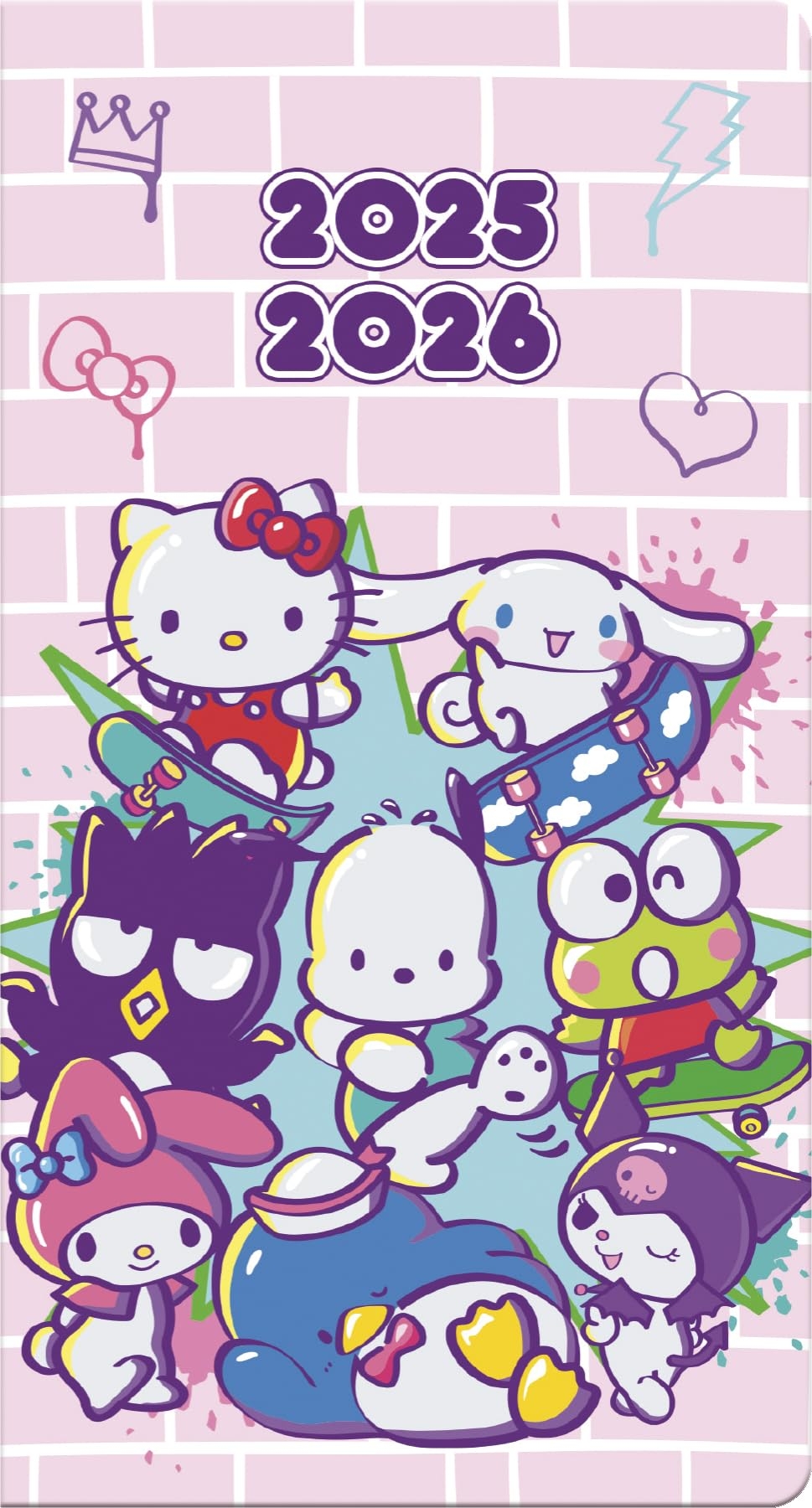 Amazon 2025 2026 Hello Kitty Pocket Planner 9798888280294 Trends International 
