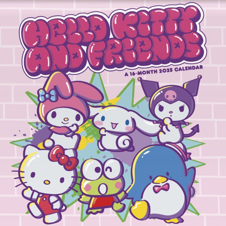 Amazon 2025 Hello Kitty Mini Wall Calendar 9781438899749 Trends International Books