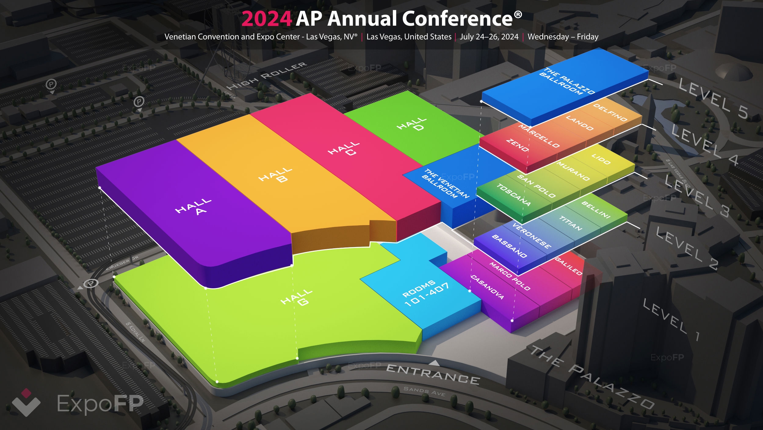 AP Annual Conference 2024 In Venetian Convention And Expo Center Las Vegas NV