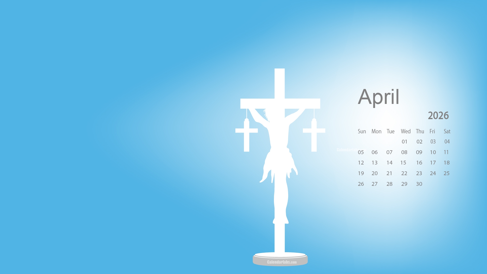 April 2026 Desktop Wallpaper Calendar CalendarLabs