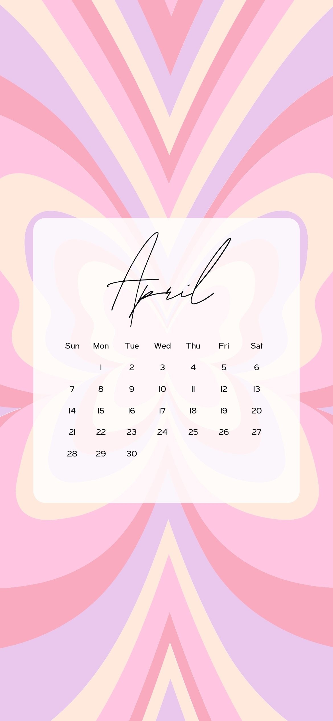 April Calendar Wallpaper Cute Backgrounds For 2024 AnjaHome