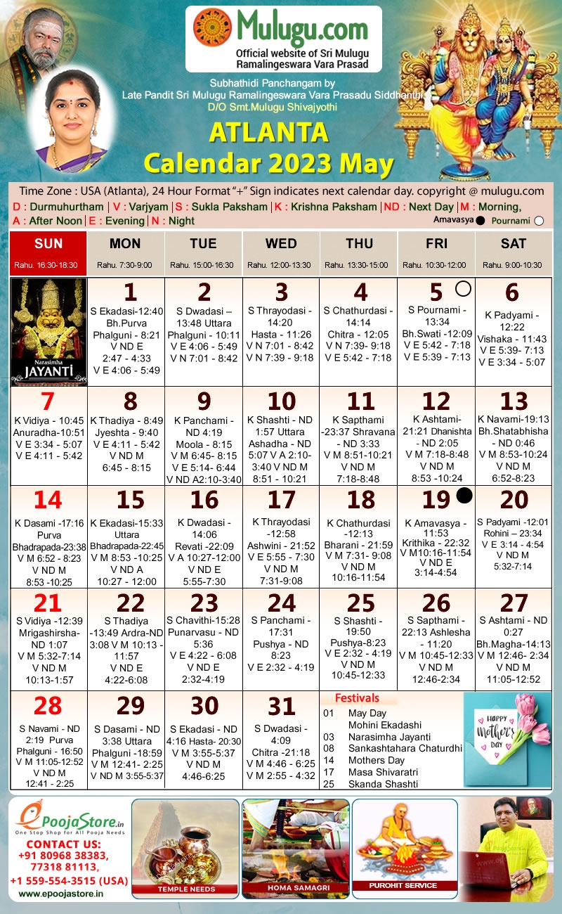 Atlanta May Telugu Calendar 2023 Telugu Calendar 2023 2024 