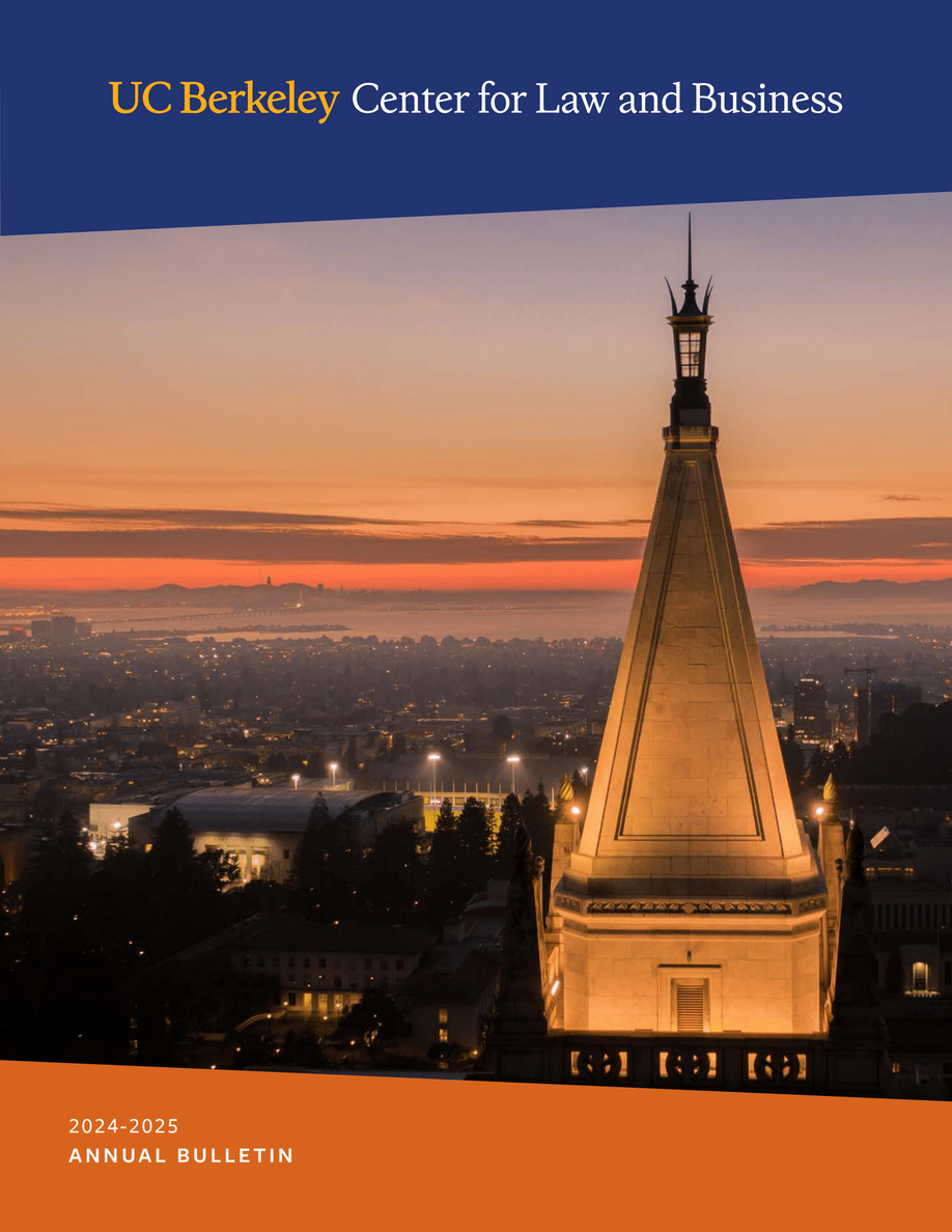 BCLB Annual Bulletin UC Berkeley Law