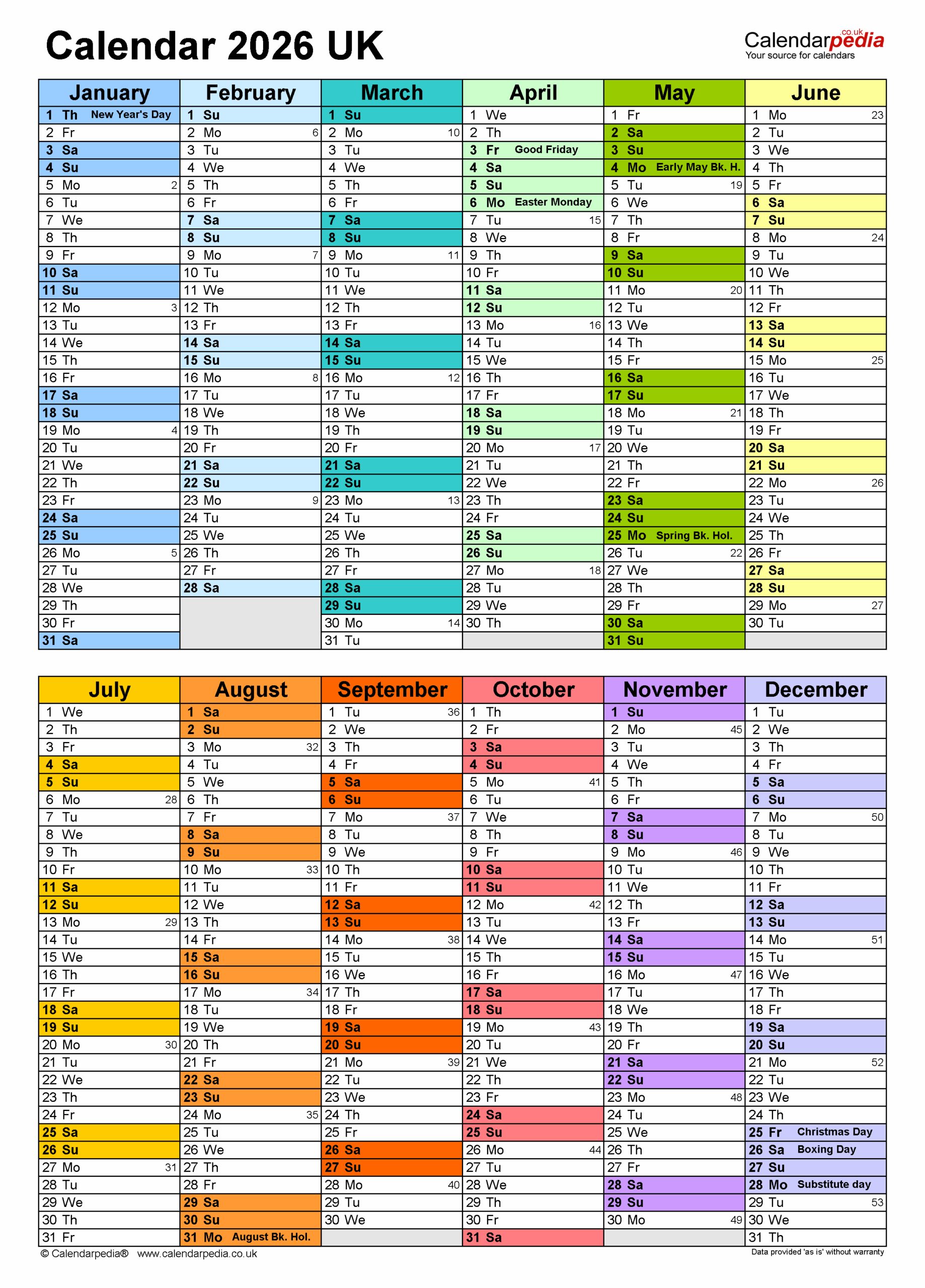 Excel May 2026 Calendar