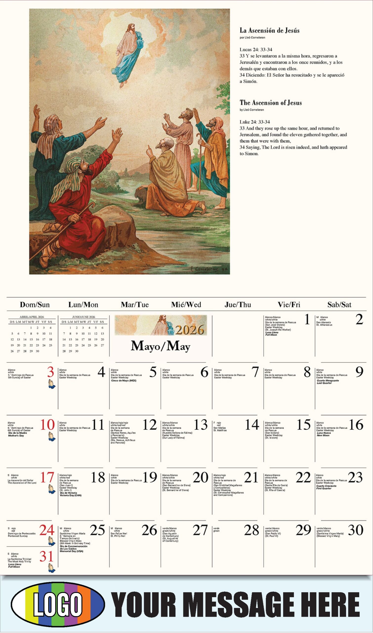 Liturgical Calendar January 2026