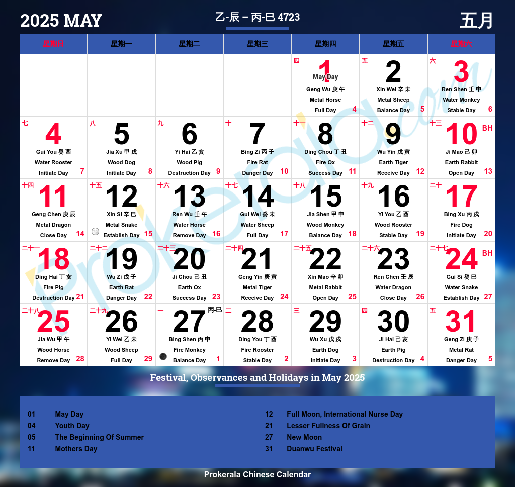 Chinese Lunar Calendar 2026 February