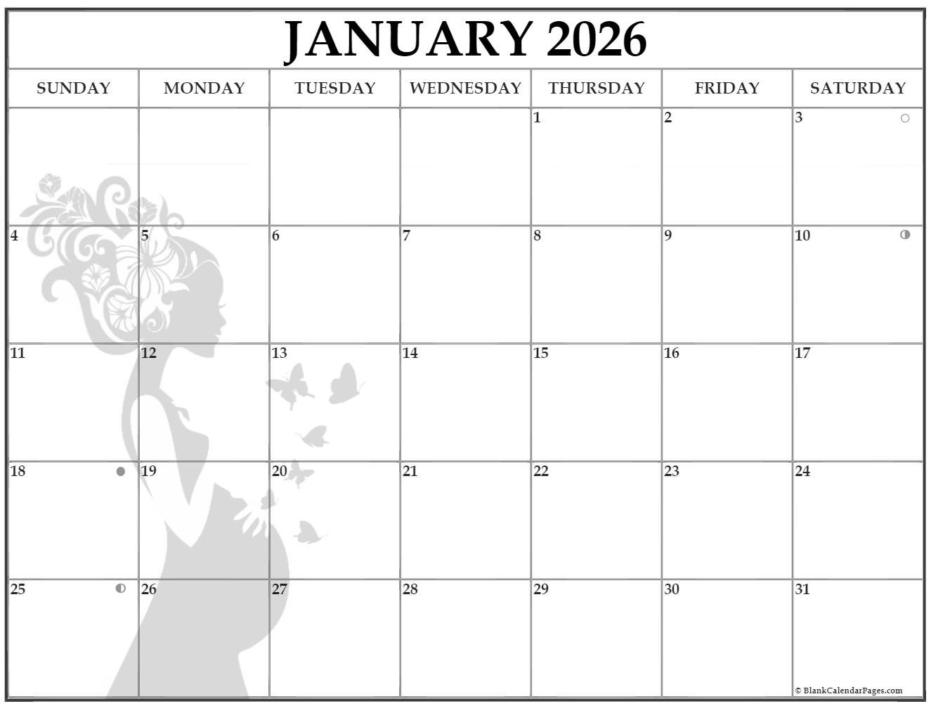 January 2026 Canada Calendar