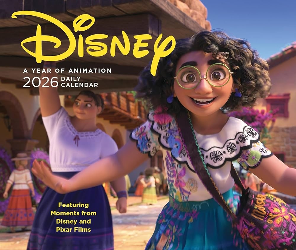 Disney A Year Of Animation 2026 Daily Calendar