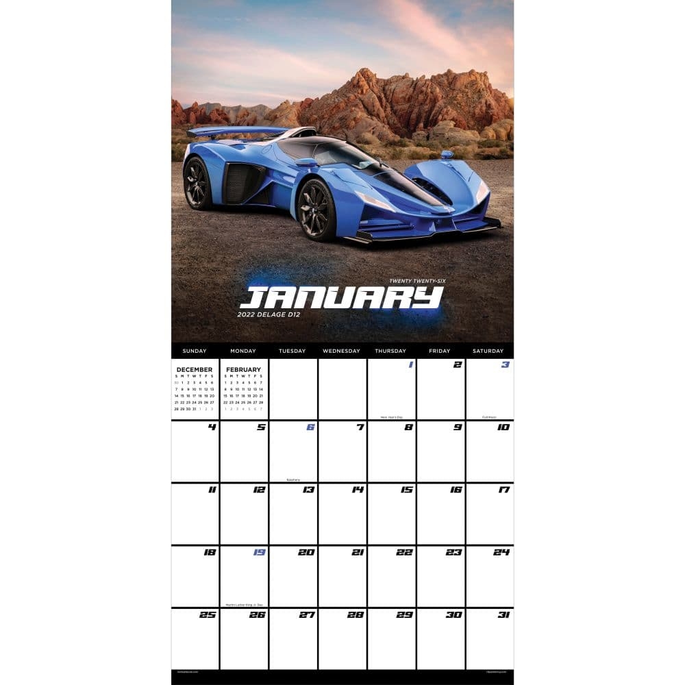 Sports Calendar January 2026
