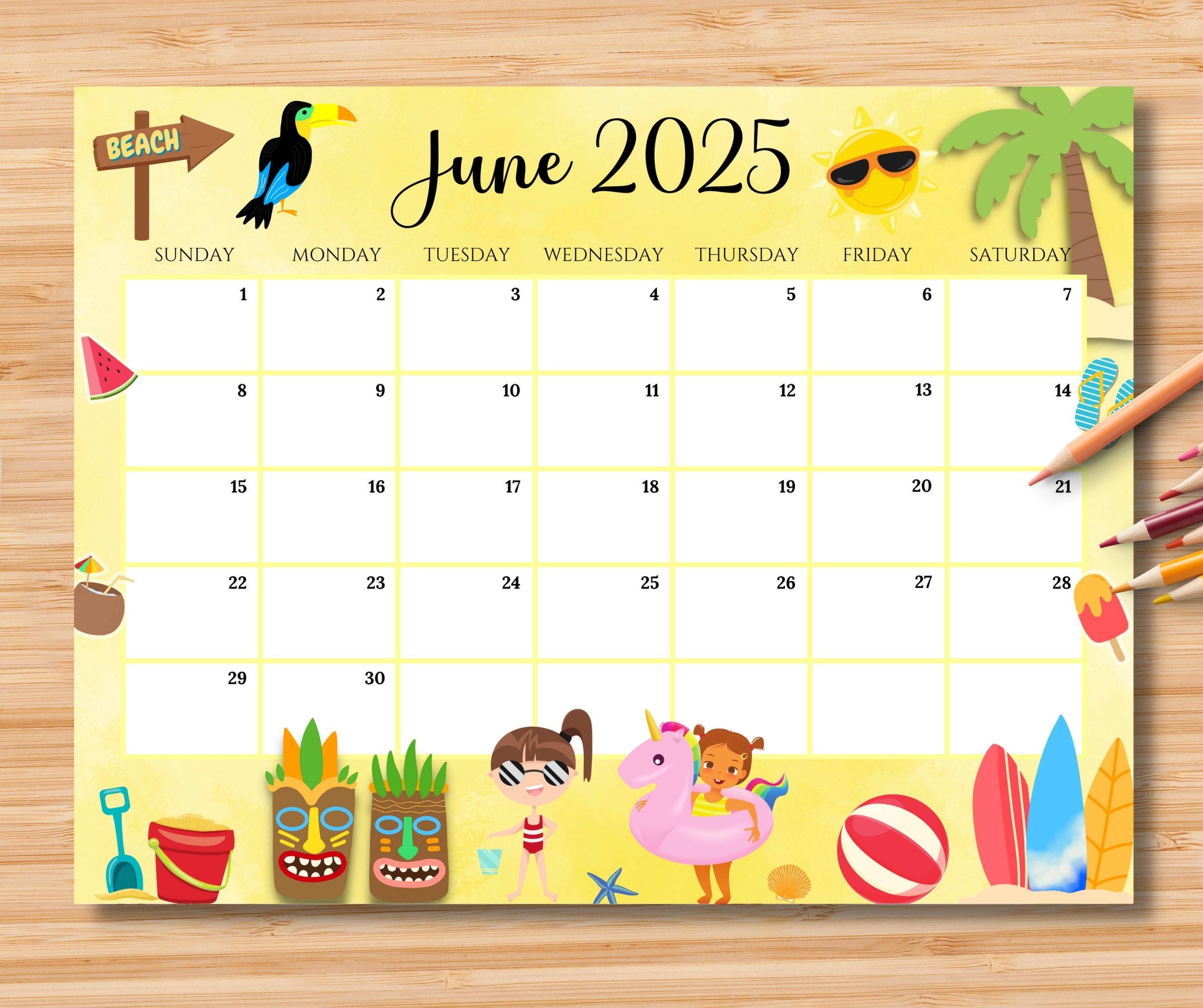 June Calender 2025