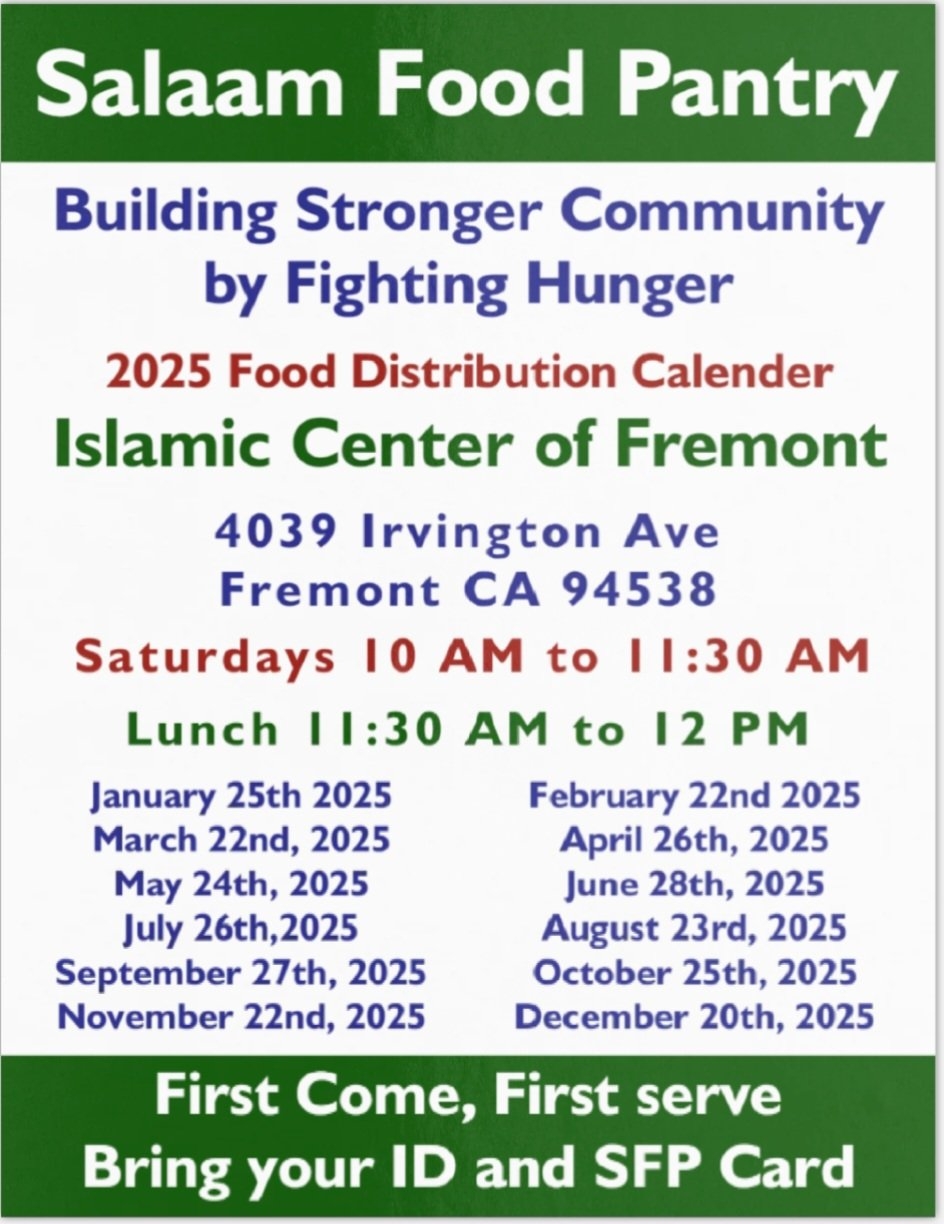 Food Bank Calendar June 2025