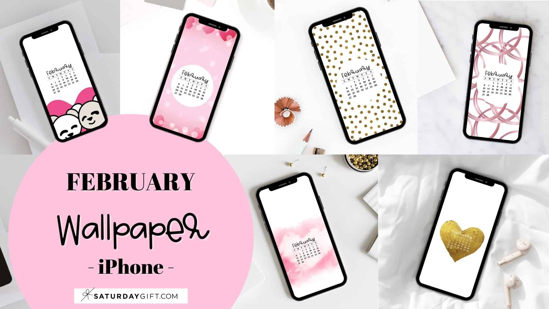 February 2025 Calendar Wallpaper 51 Cute Backgrounds For Phone