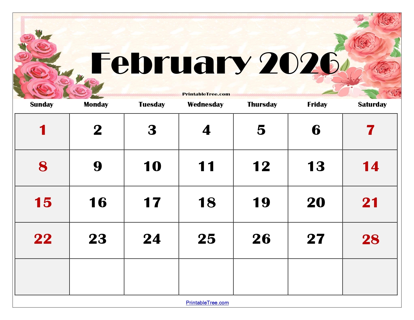 February Catholic Calendar 2026