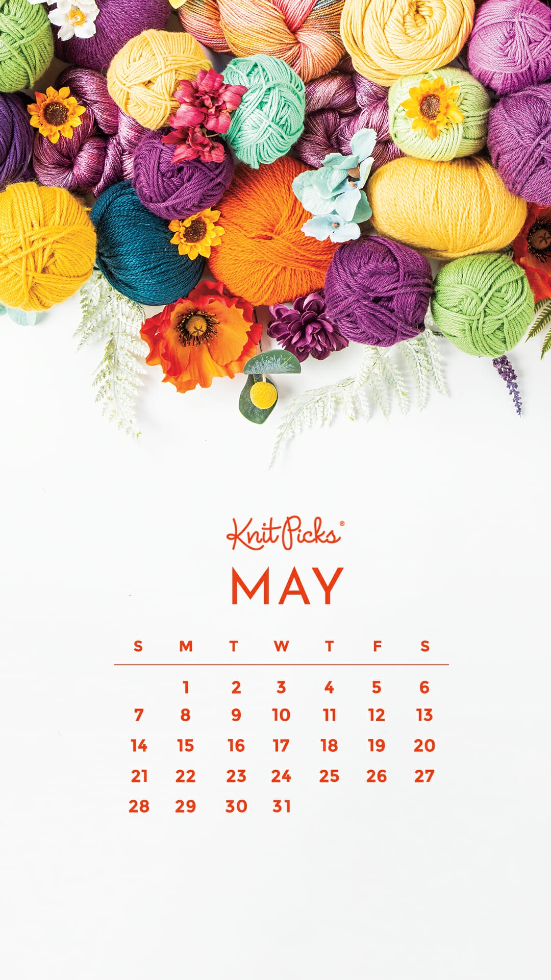 Free Downloadable May 2023 Calendar The Knit Picks Staff Knitting Blog
