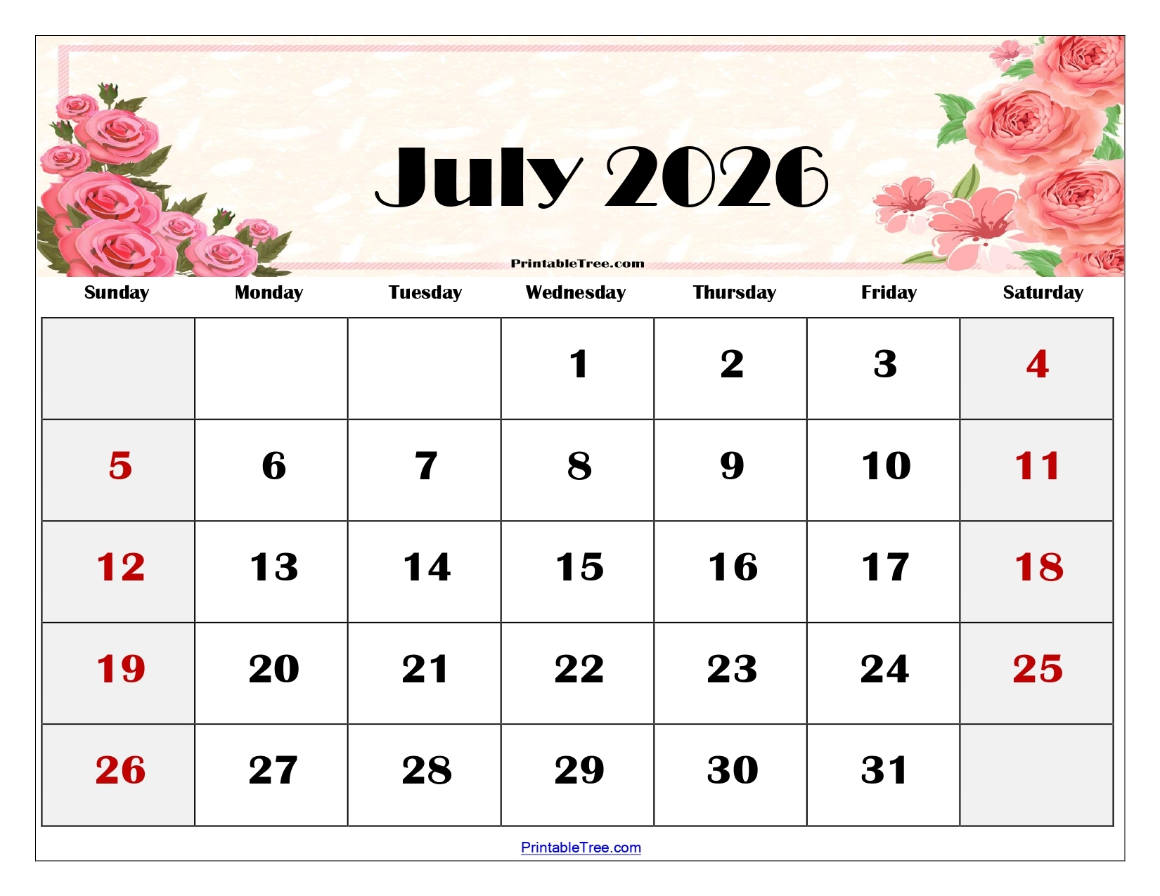 July 2023 To January 2026 Calendar
