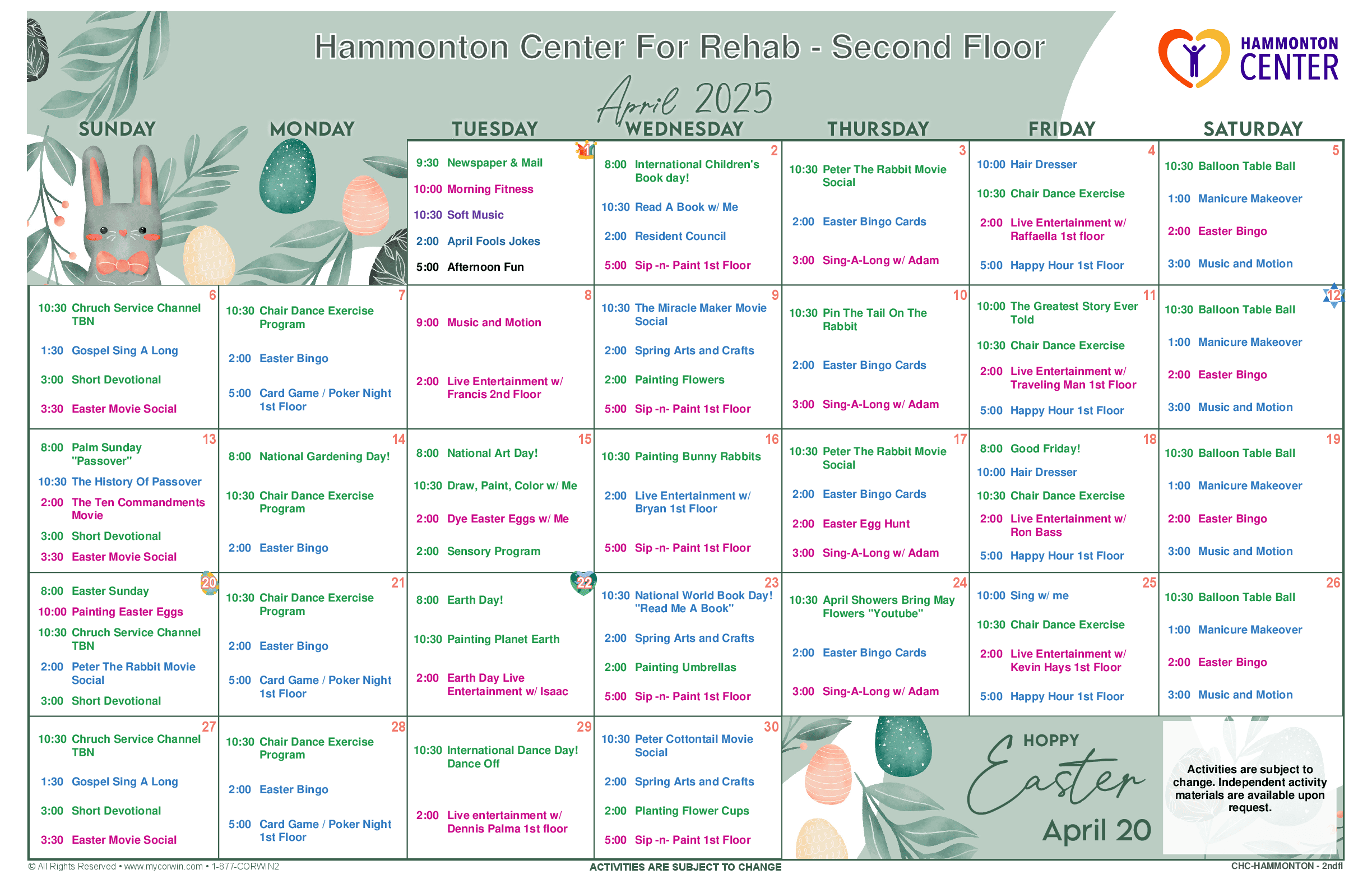 Hammonton Ecec June 2025 Calendar