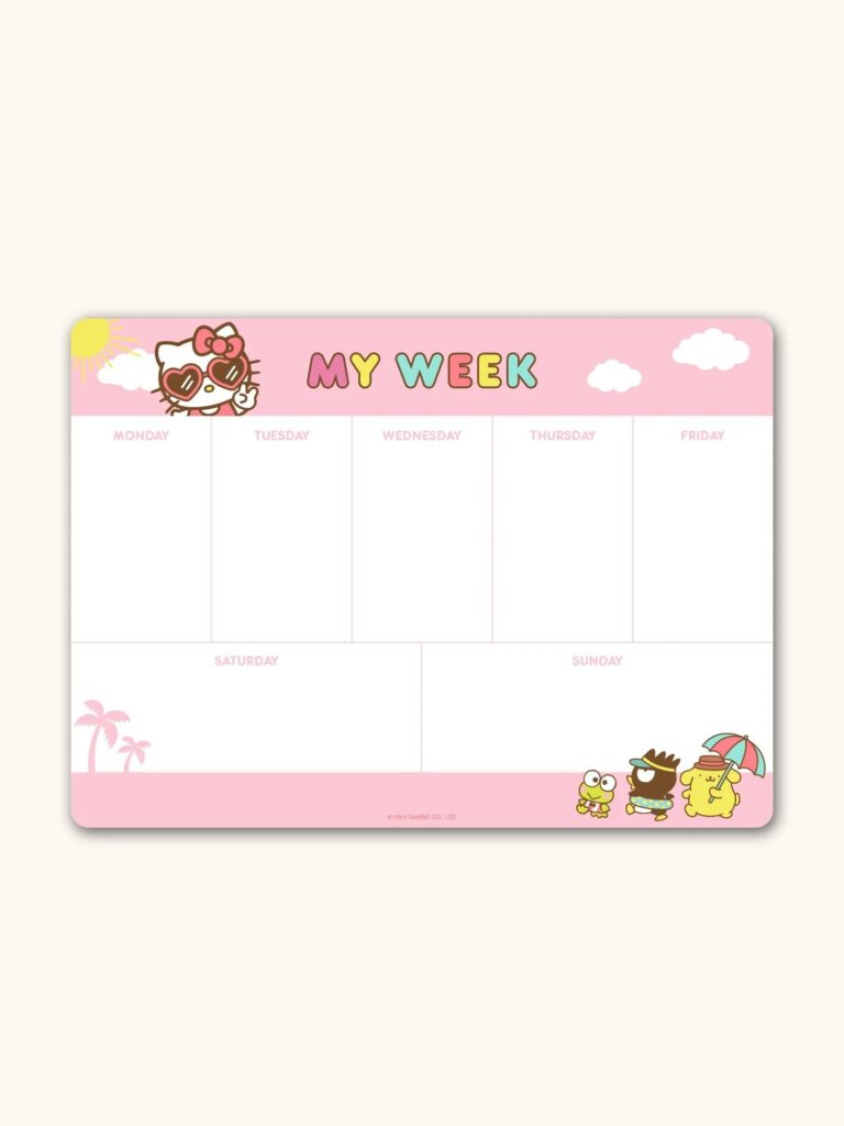 Hello Kitty Kicks Off 2026 Early With Adorable Sanrio Calendar U0026 Planner Collection For International Fans