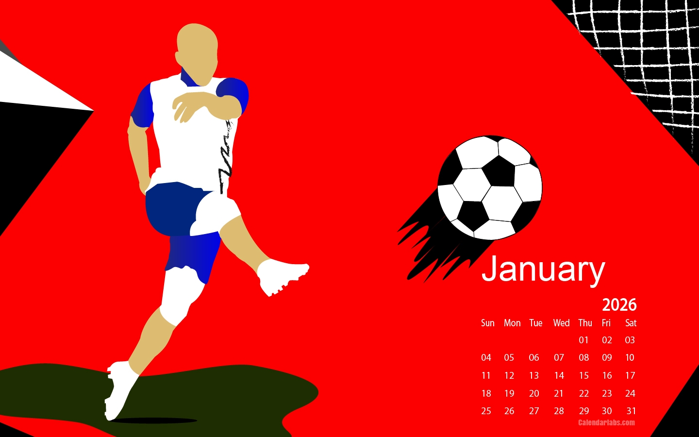 January 2026 Desktop Wallpaper Calendar CalendarLabs