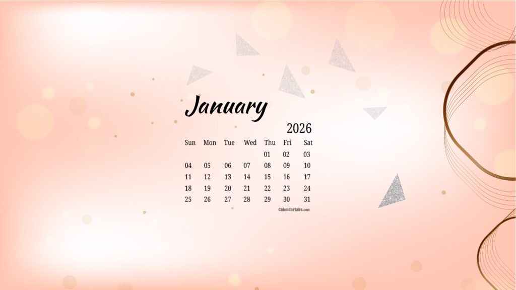 January 2026 Calendar Desktop Wallpaper Free - Free Printable Calendar