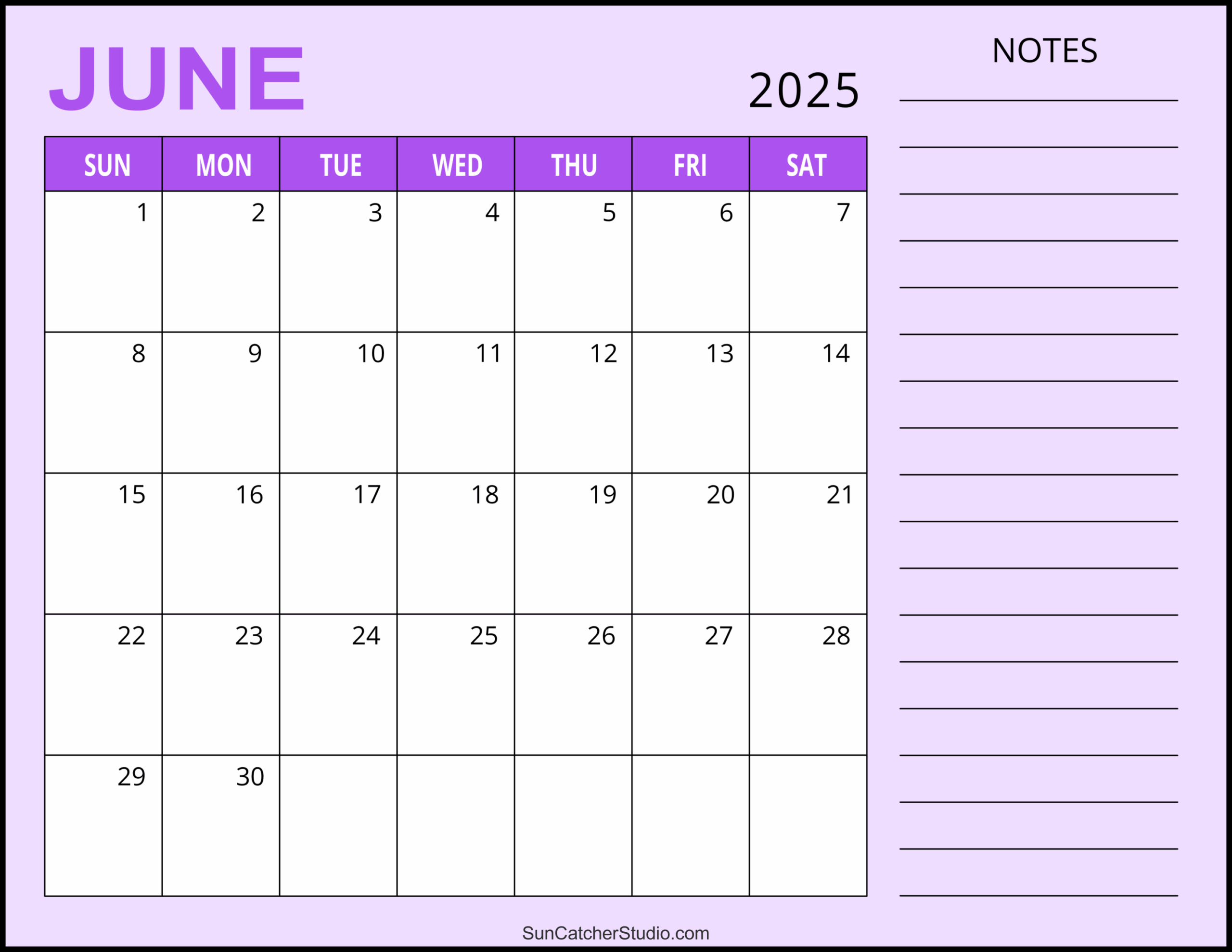 Calendar June 2023 To June 2025