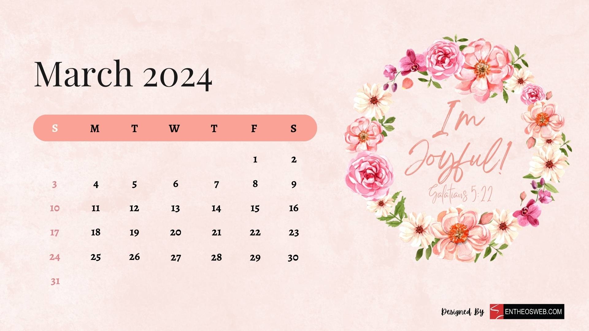 March 2024 Desktop Wallpaper Calendars EntheosWeb