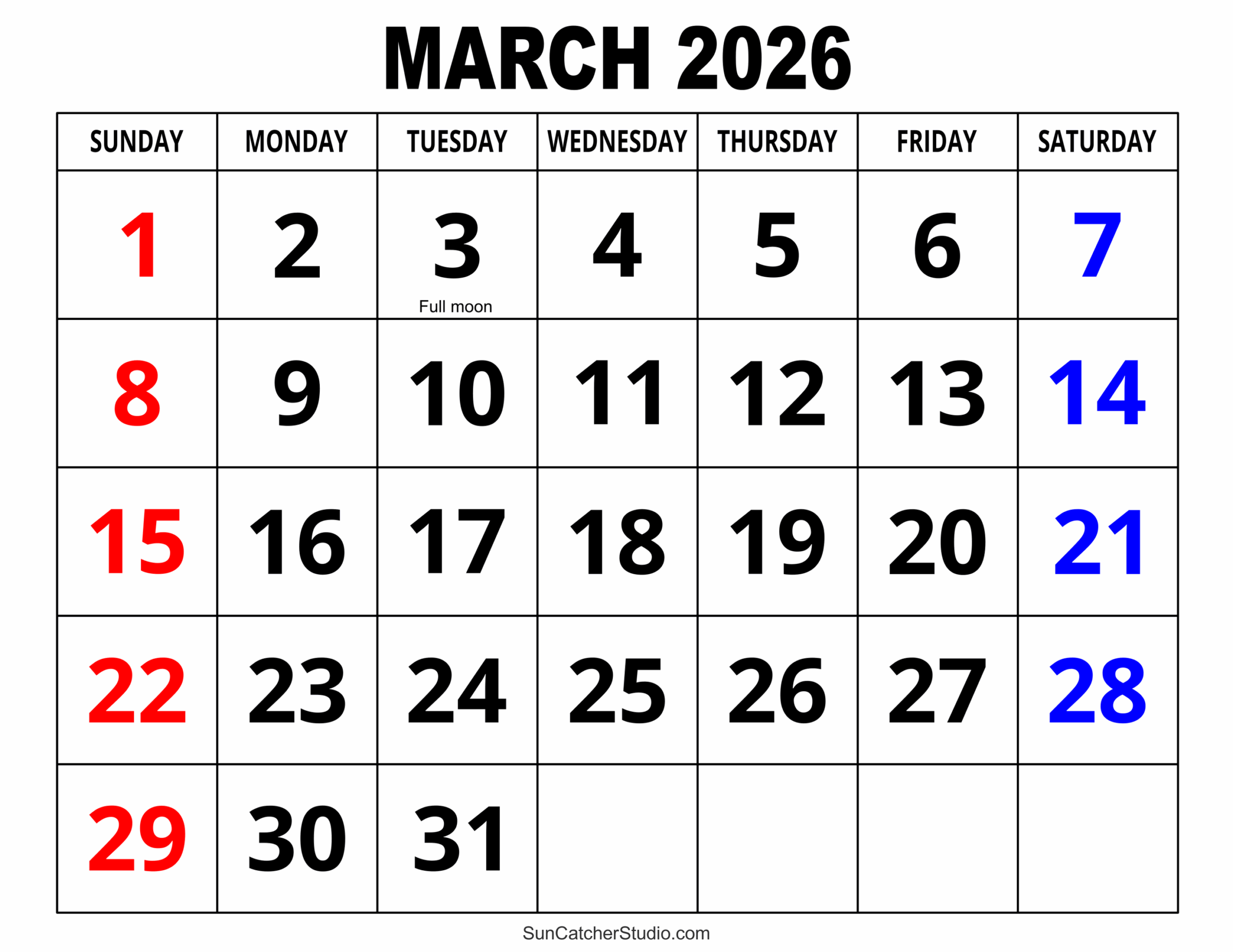 28 March 2026 Day Calendar