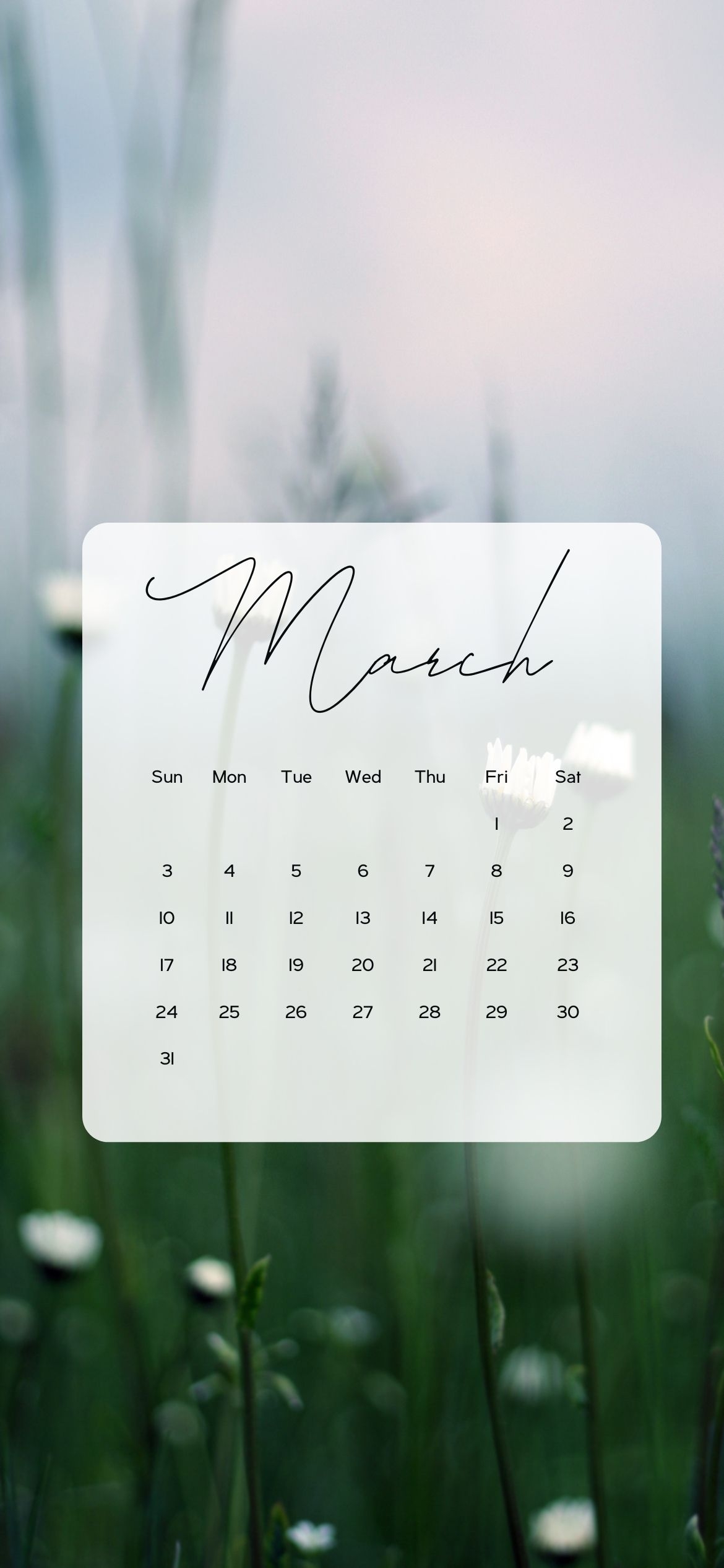 March Calendar Wallpaper Cute Backgrounds For 2024 AnjaHome