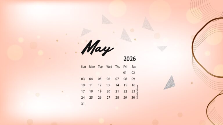 May 2026 Desktop Wallpaper Calendar CalendarLabs