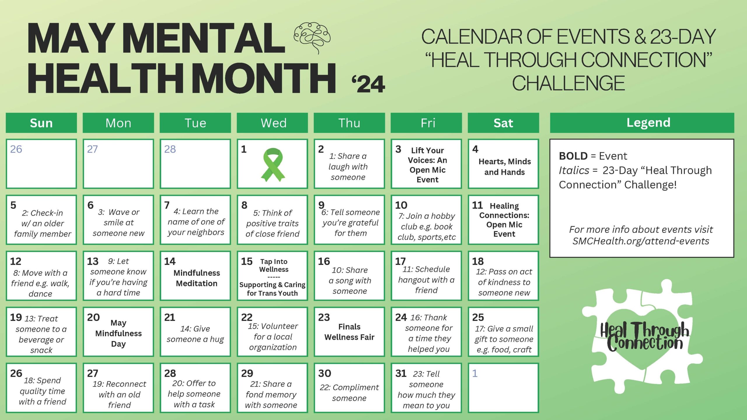 May Mental Health Month Promotes Connection As Key To Well Being County Of San Mateo CA