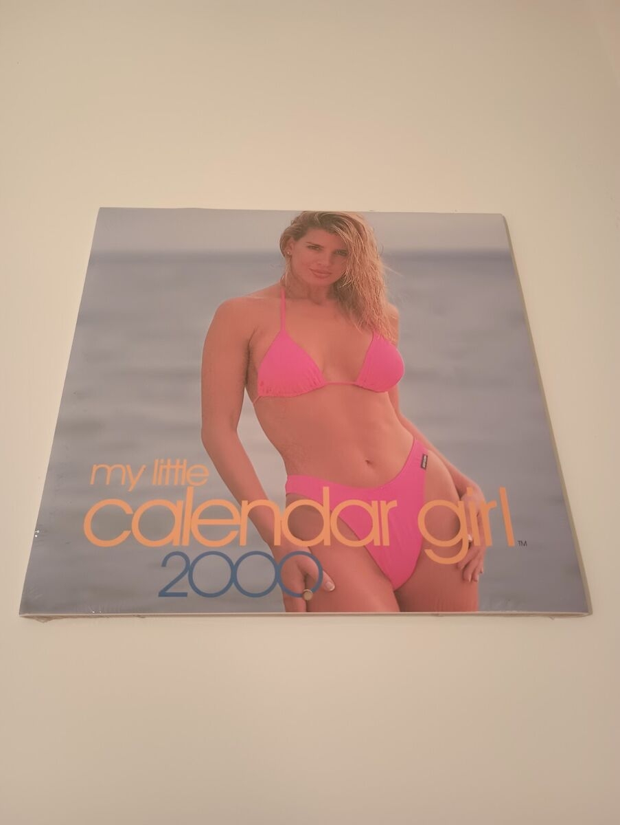 My Little Calendar Girl 2000 Swimsuit Bikini Sexy Sealed Vintage Adult Mancave