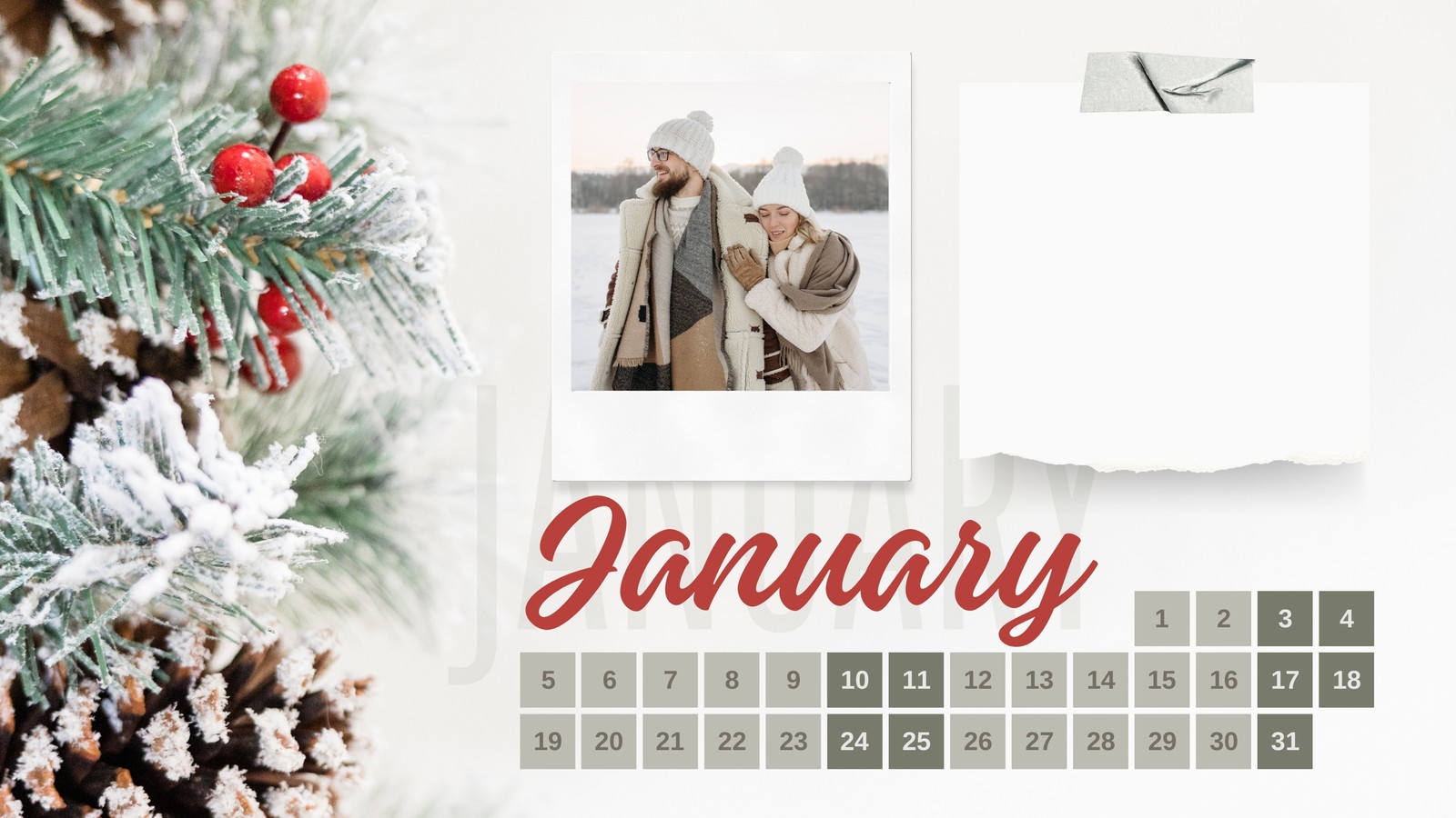 January 2026 Calendar Ipad Wallpaper