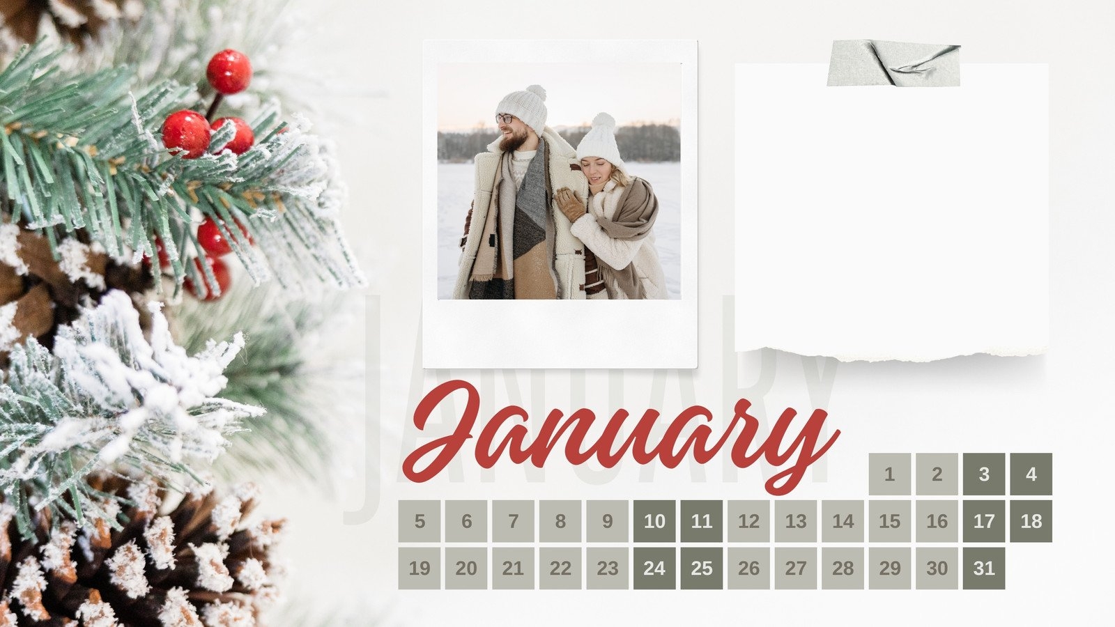 Calendar Desktop Wallpaper January 2026