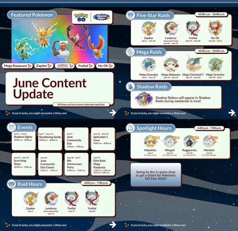 Pok mon GO June 2024 Events Guide Pok mon GO Hub