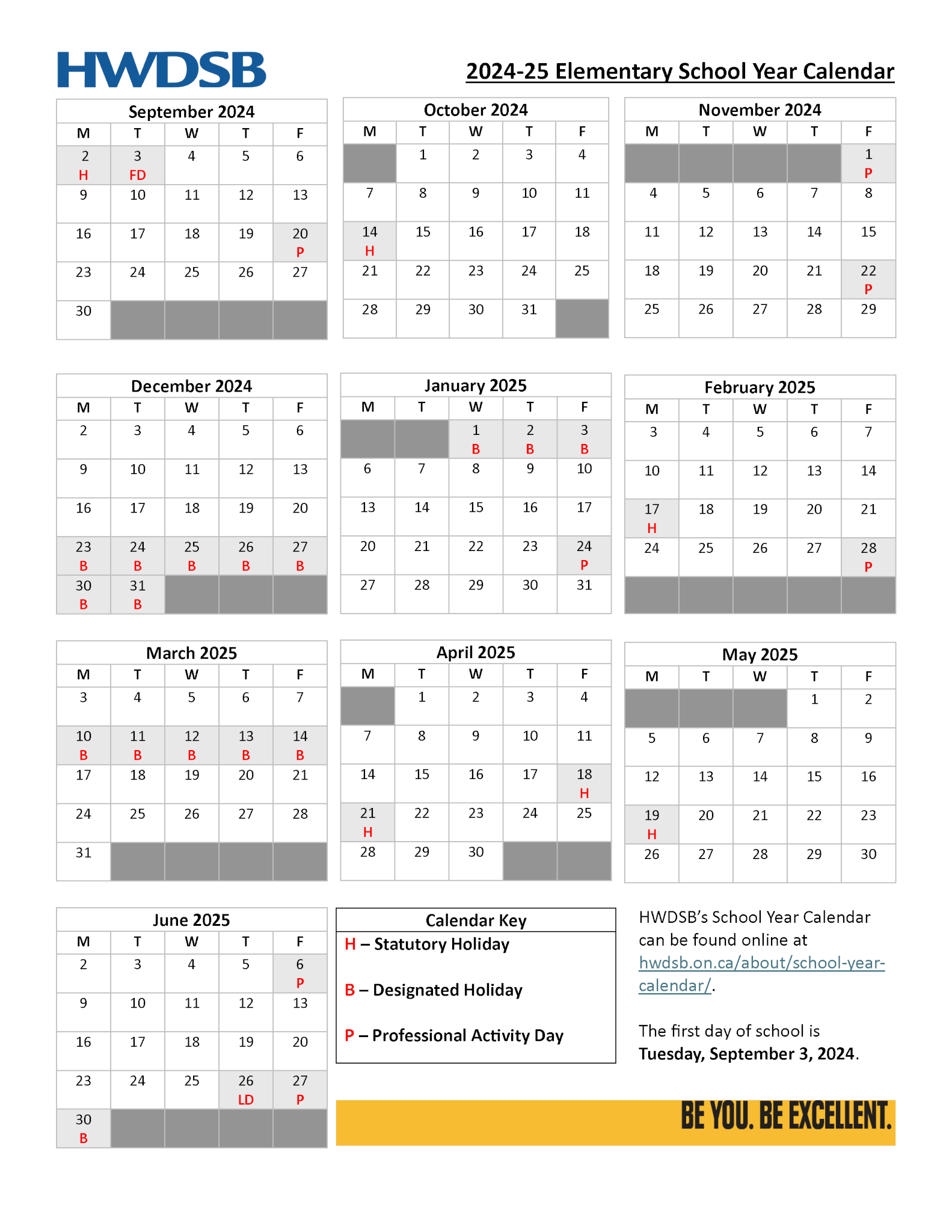March Break 2026 Toronto School Calendar