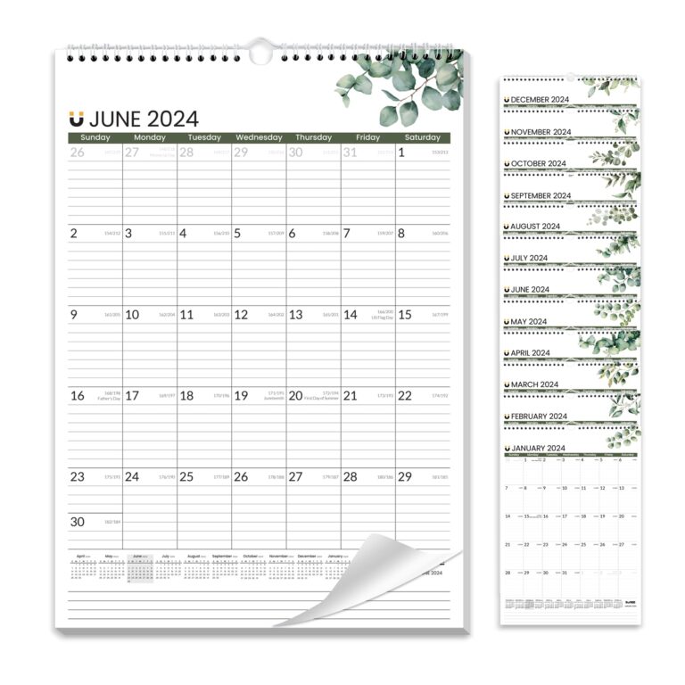 SUNEE 2023 2025 Wall Calendar 12 X 17 November 2023 To June 2025 