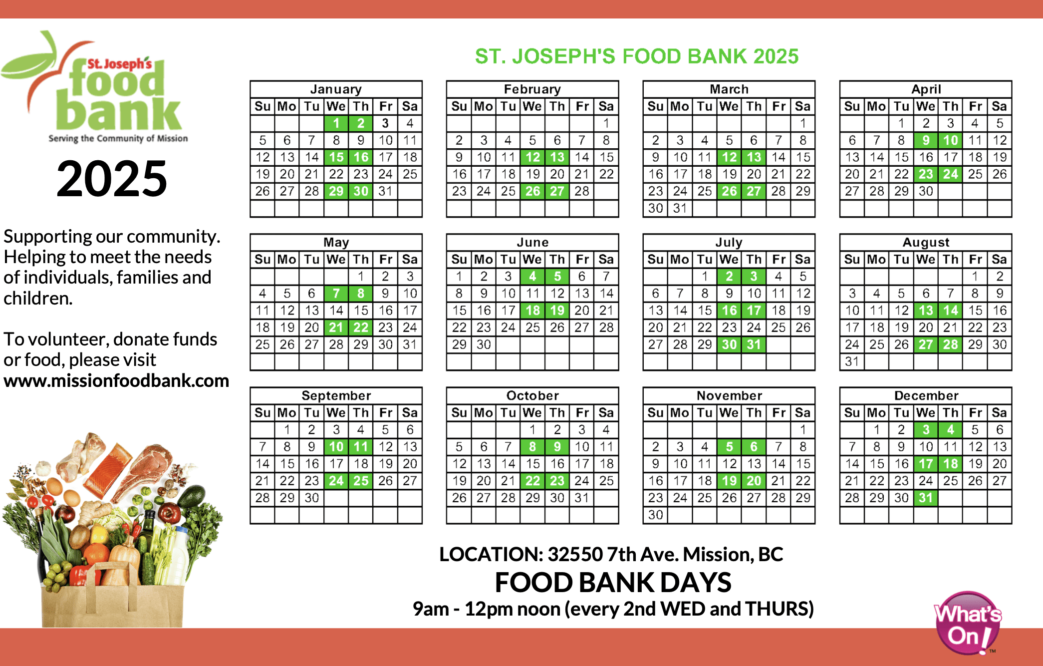 Terms Of Use St Joseph s Food Bank