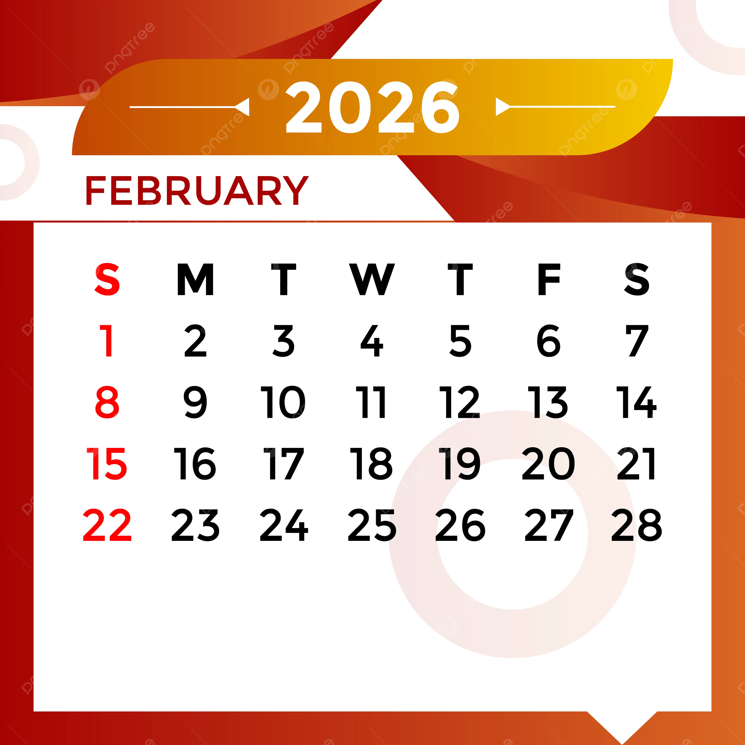 February 2026 Calendar Event