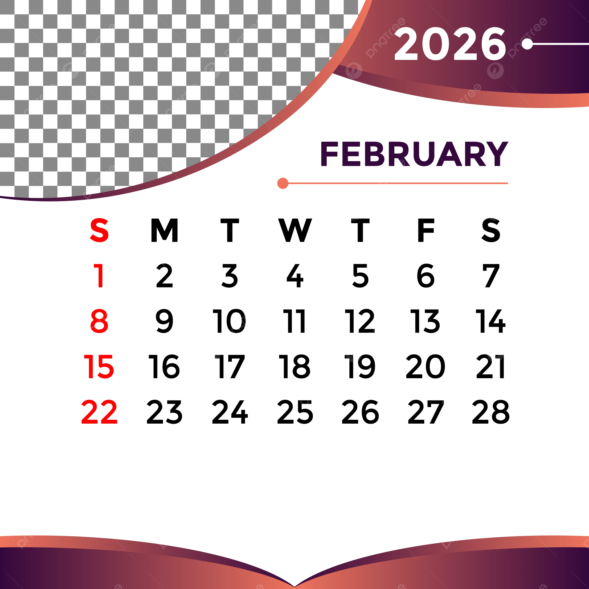 February 2026 Calendar Wallpaper Hd