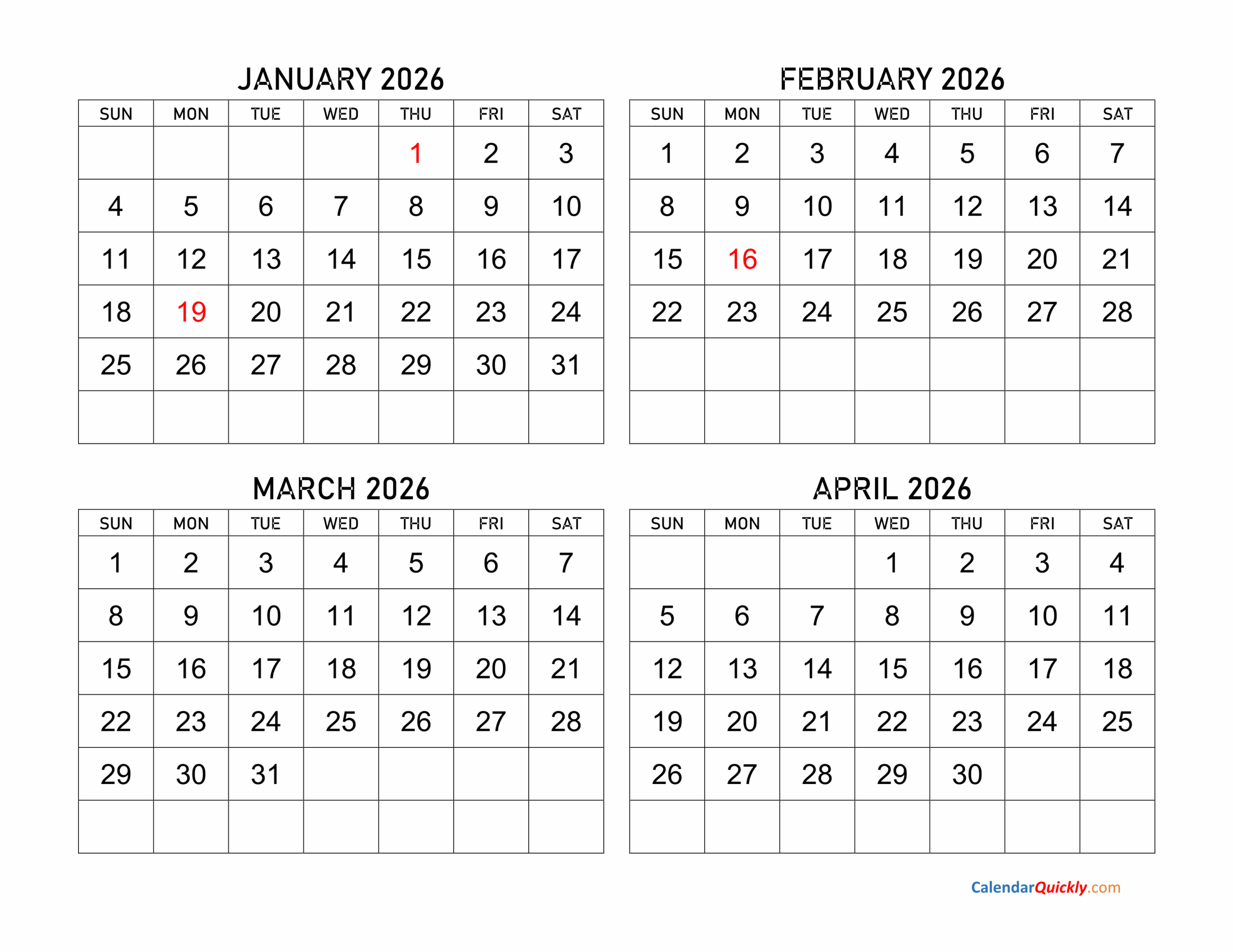 Calendar From April 2026 To March 2026