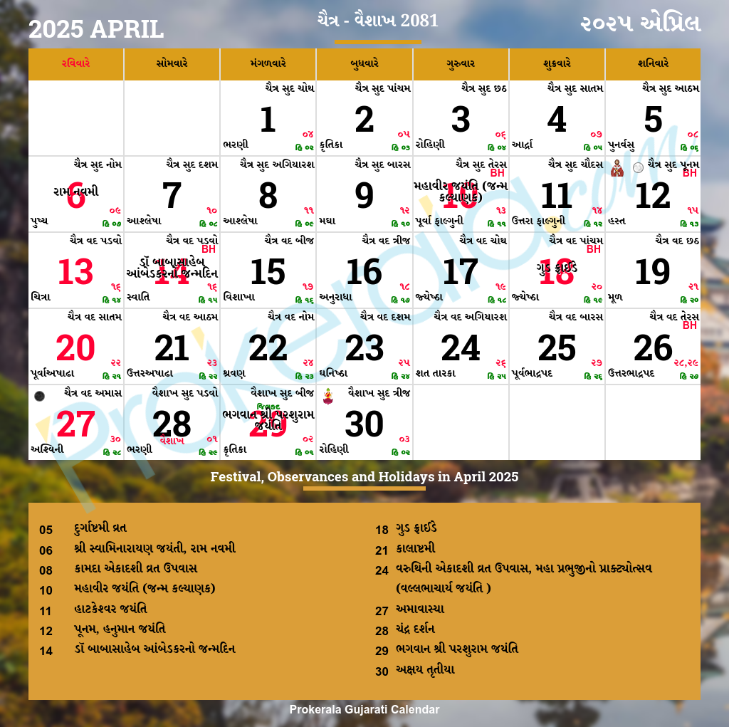 Auspicious Days In April 2026 Hindu Calendar