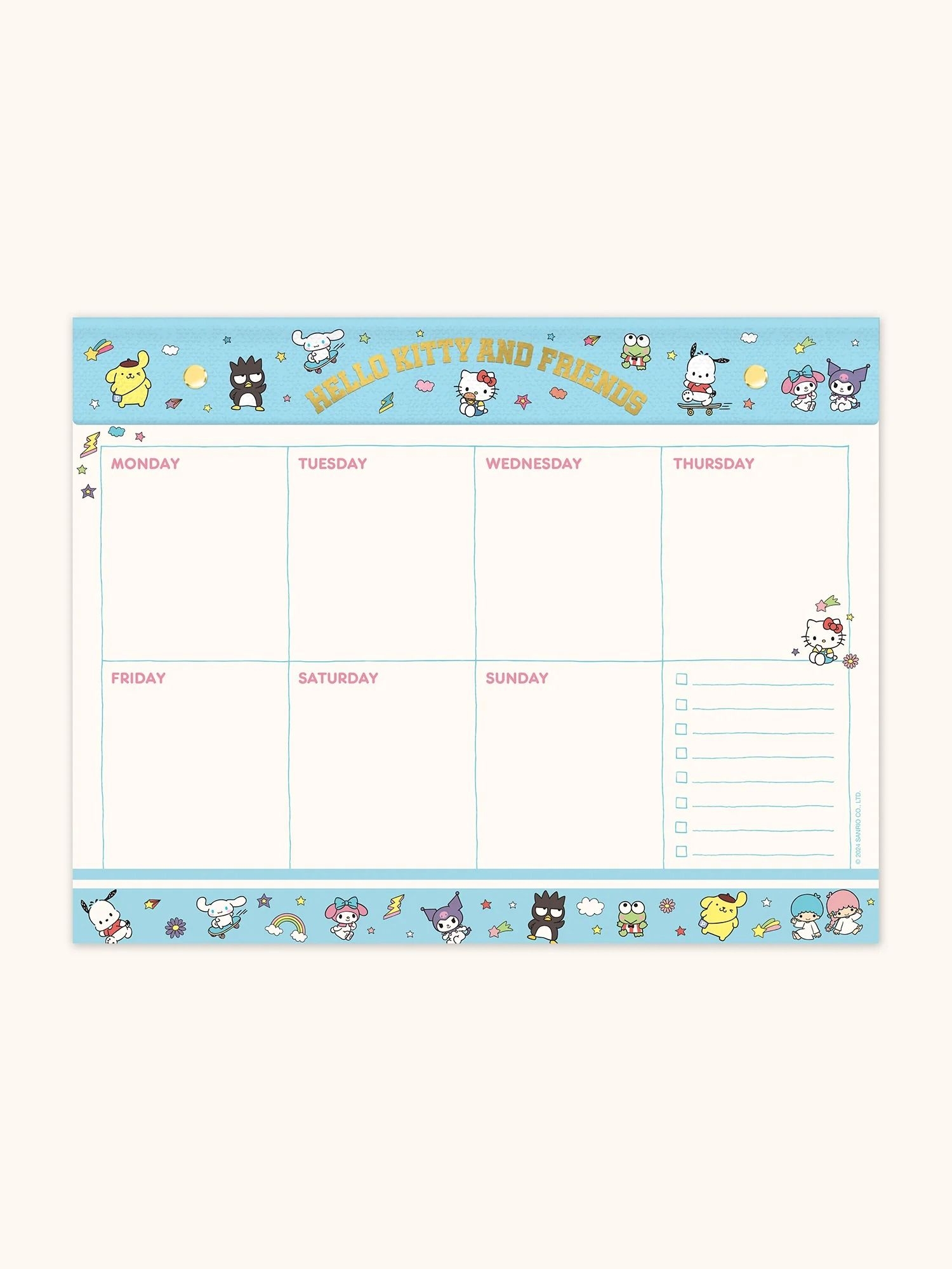 Hello Kitty April Calendar 2026