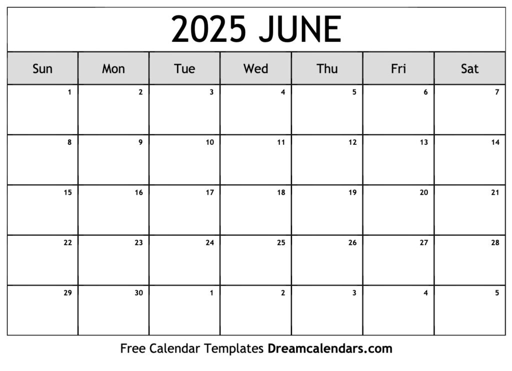 June 28 2025 Calendar Free Printable Calendar June 28 2025 calendar free printable calendar