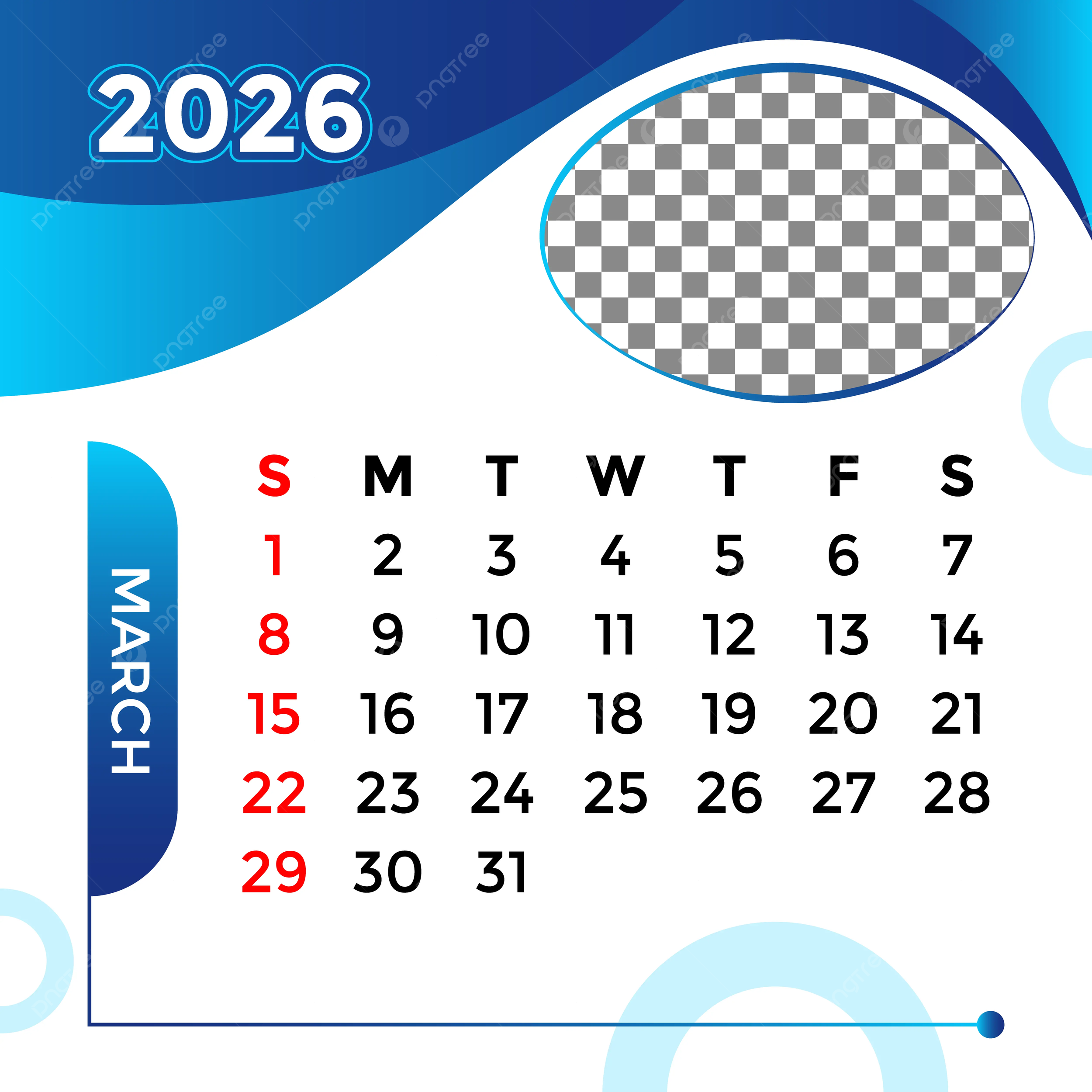 Calendar 2026 March 25