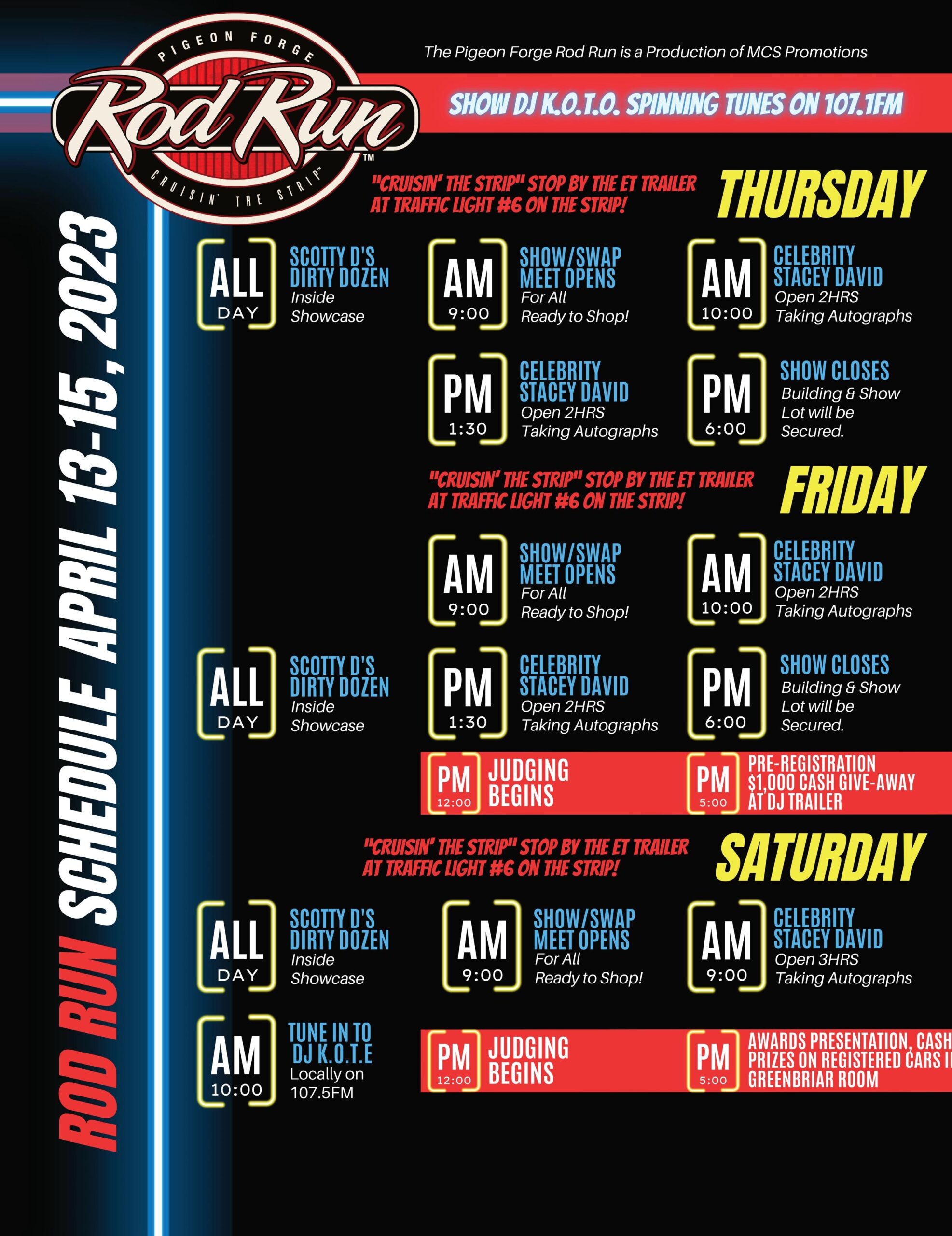 Pigeon Forge Rod Run April Event 2023 By Grace Media Publications 