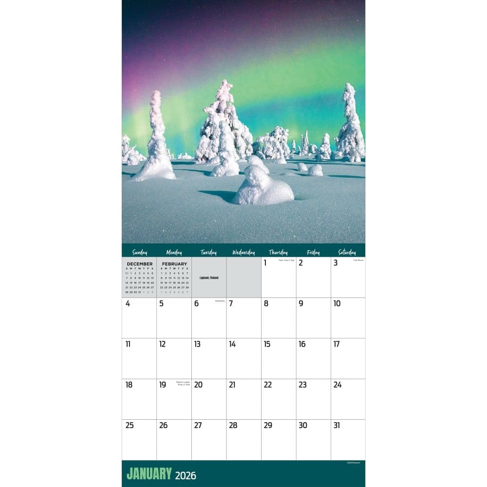 Weather 2026 Wall Calendar